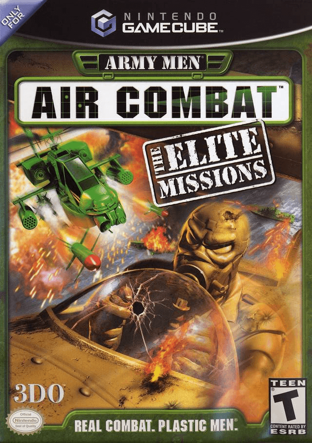 Army Men Air Combat Elite Missions box art for Gamecube